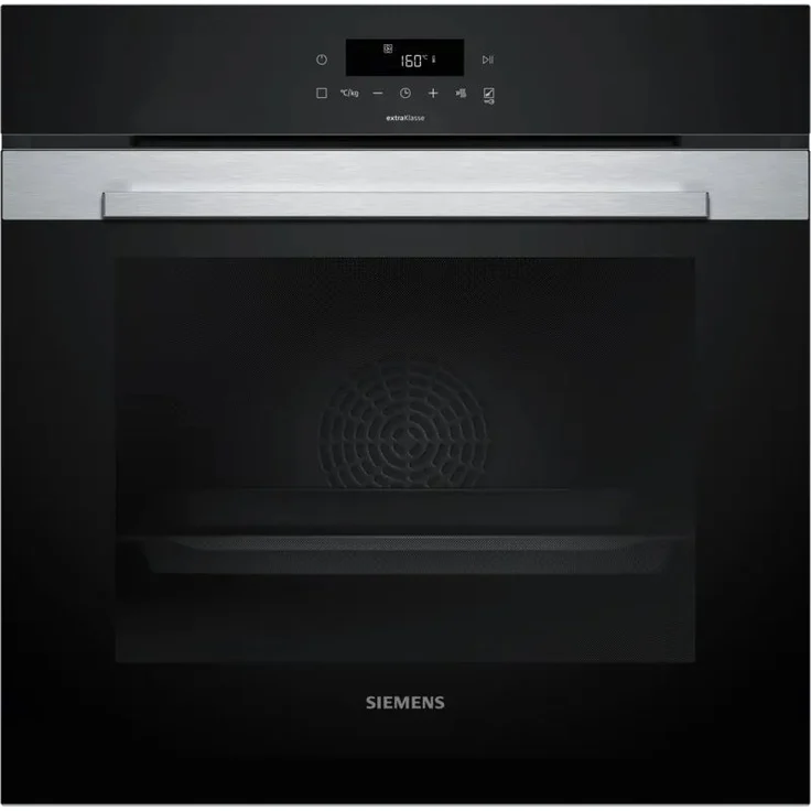 Siemens iQ300 HQ372G0S3 Einbaubackofen, groß, Edelstahl, mit Dampfgaren und AutoClean, inkl. Lieferung zum Aufstellungsort