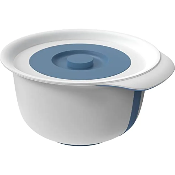 Rotho 1043306161 Fresh 2er-Set Schüssel 1.2l + 4l mit Deckel, Kunststoff