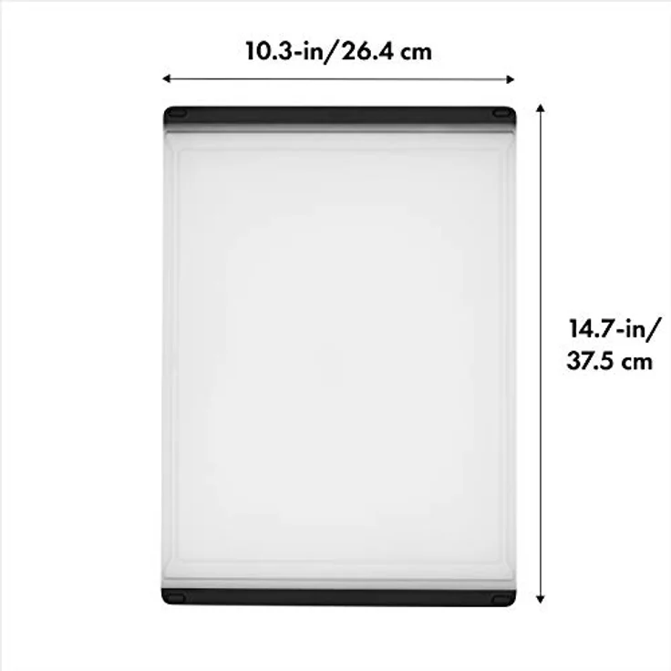 OXO 11272800 Good Grips Cutting Board Utility Schneidebrett, plastik, farblos – Bild 2