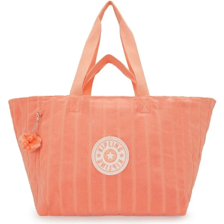 Kipling Beach ++ Shopper Tasche, 68 cm x 29 cm x 33 cm, 100% Baumwolle, orange