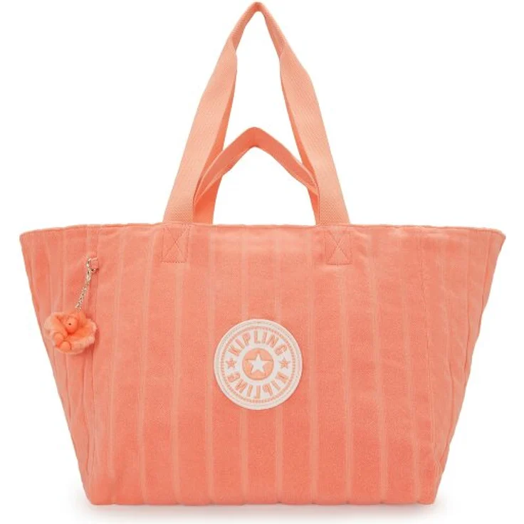 Kipling Beach ++ Shopper Tasche, 68 cm x 29 cm x 33 cm, 100% Baumwolle, orange