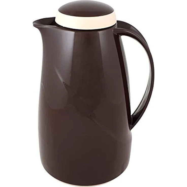 Helios Wave Thermoskanne Cappuccino 1,5L, spülmaschinenfest, 6h Warmhaltung, leichter Kunststoffmantel, ideal für Kaffee & Tee – Bild 2