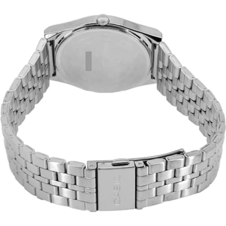 Casio Watch MTP-B145D-3AVEF, Elegante Uhr mit Silber Edelstahl Band und grünem Zifferblatt – Bild 2