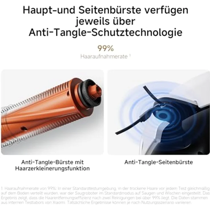 Xiaomi Robot Vacuum 5, Staubsauger-Roboter mit intelligenter Navigation und hoher Saugkraft, schwarz – Bild 5