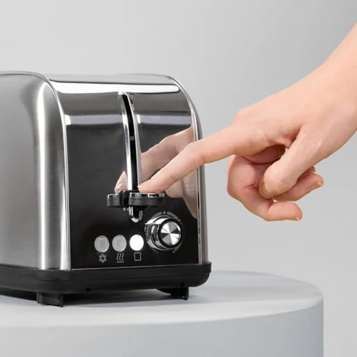 Cecotec Vertikale Toaster Toastin' time 850 Inox, Silber toasty und platzsparend – Bild 4