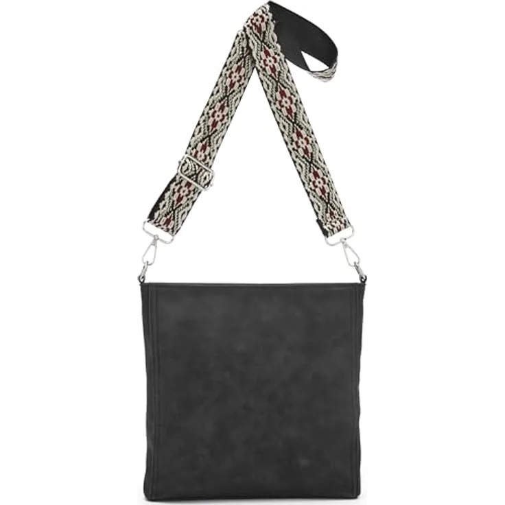 Vivance Umhängetasche, Handtasche mit verstellbarem und abnehmbarem Schulterriemen, vegan, vielseitig einsetzbar, gemustert