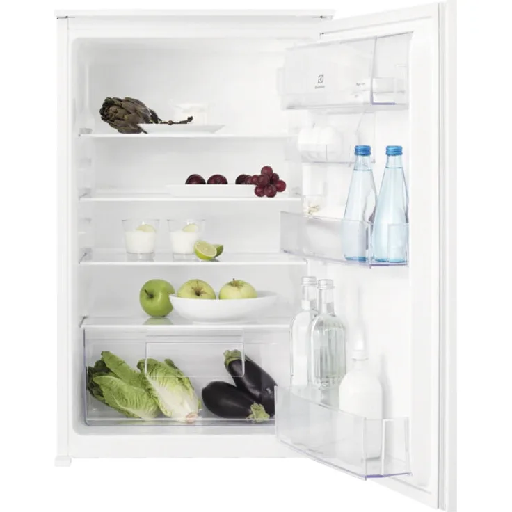Electrolux KRB2AE88S Kühlschrank Integriert, 142 l OptiSpace, Sicherheitsglasablagen, Weiß