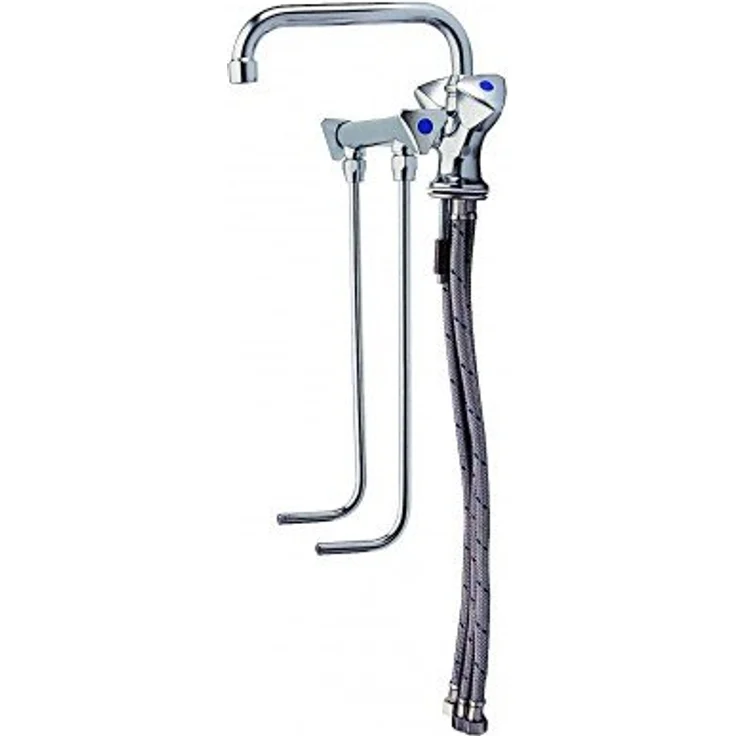 Wasserarmatur - Mischbatterie für 2 Becken - Niederdruck - Preisvergleich – Bild 2
