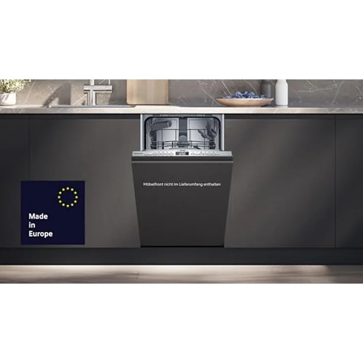 SIEMENS SR63EX25KE iQ300, vollintegrierbarer Geschirrspüler mit varioSpeed Plus, autoOpen dry, 448 mm breit, 44 dB (A), Energieeffizienzklasse B – Bild 3