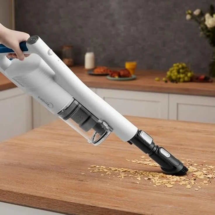 Midea MCS2021WB Schnurloser Besen 150W DC Motor, Staubsauger, Weiss – Bild 3