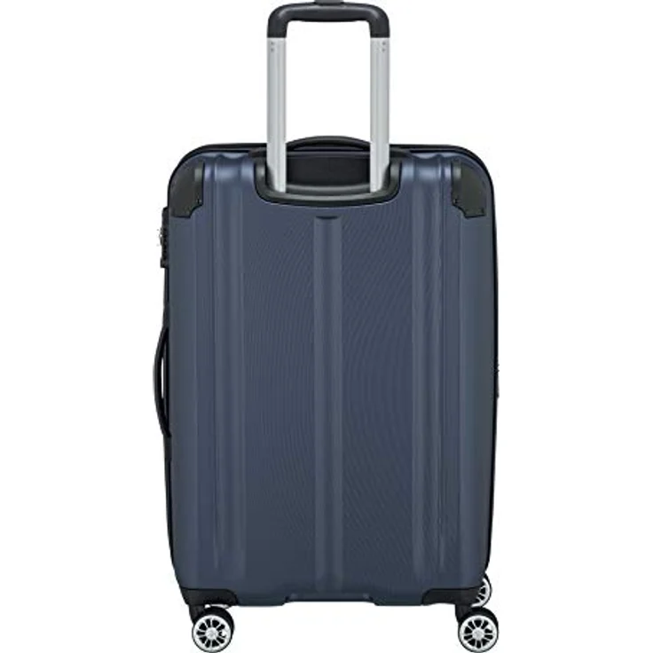 travelite 4-Rad Koffer M mit TSA Schloss + Dehnfalte, Gepäck Serie CITY: Robuster Hartschalen Trolley mit kratzfester Oberfläche, 68 cm, 78 Liter (erweiterbar auf 86 L) – Bild 3