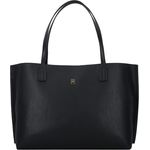 Tommy Hilfiger TH Distint Shopper Tasche, 42 cm, 100% Polyurethan, schwarz