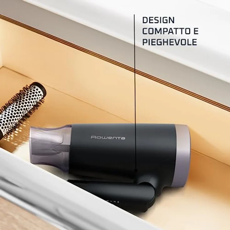 Rowenta CV1831 Haartrockner Express Style, leistungsstarker und kompakter Haartrockner, Reisefön, leicht und einfach zu bedienen, Leistung 1600 W, präzises Styling und langanhaltende Ergebnisse – Bild 5
