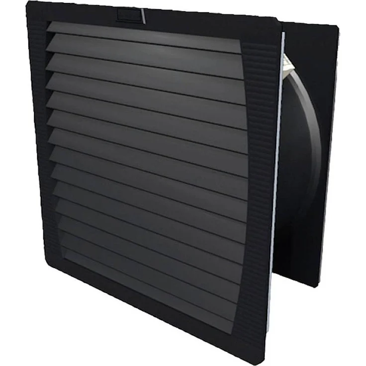Weidmüller FF-EMC 4354/230VBK, Belüftungsventilator mit 292 m³/h Luftdurchsatz, 42 dB geräuscharm, schwarz