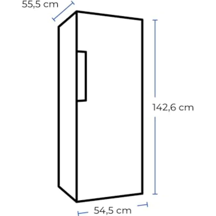 Exquisit Kühl-Gefrierkombination KGC270-45-040D weiss | 206 L Volumen | Kühl-Gefrier-Kombination Türanschlag wechselbar | Temperaturregelung | Kühlgefrierkombination freistehend – Bild 5