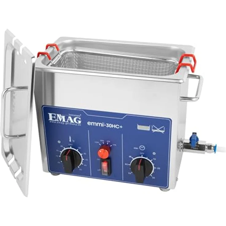 Emag Emmi-30HC Plus Ultraschallreiniger 180W, 3.2L mit Heizung und Edelstahl-Schwingwanne – Bild 7