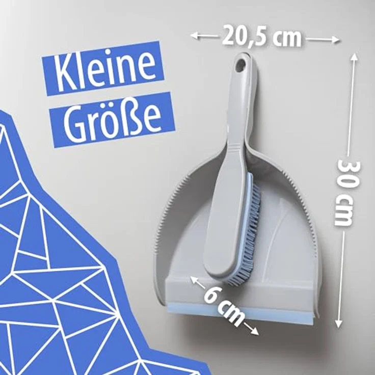 Camptropia Kehrmaschine, Kehrschaufel, Bürste, Kutterschaufel grau – Bild 3