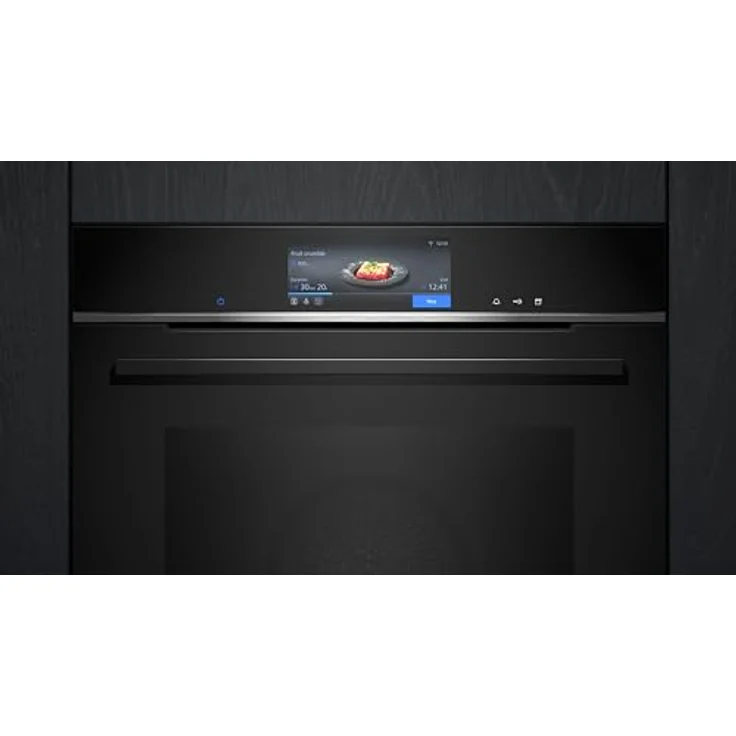 Siemens HS758G3B1 iQ700 Smarter Einbau-Dampfbackofen, 59,4 cm breit, humidClean Plus - Für eine schnelle Reinigung, Backofenassistent mit Sprachsteuerung, cookControl Pro, TFT-Full-Touchdisplay Pro – Bild 2