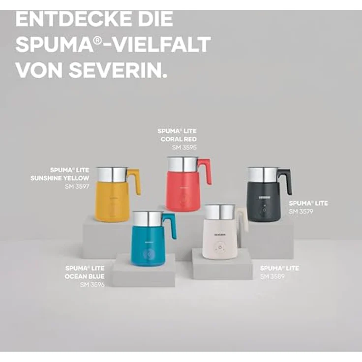 Severin Milchaufschäumer SM 3579, Induktionstechnologie, Schokoladen-Funktion, Edelstahl – Bild 10