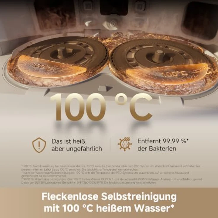 Dreame L60 ULTRA, Beutelloser Saugroboter mit Wischfunktion, Weiß, 35.000 Pa, 0,275 l Staubbehälter, 4,5 l Frischwassertank – Bild 6