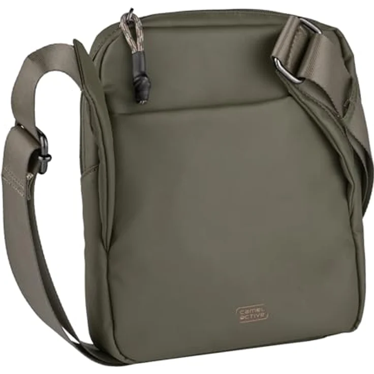 camel active Explore Umhängetasche, 24 cm, Grün, Reißverschlussfächer, für Herren – Bild 2
