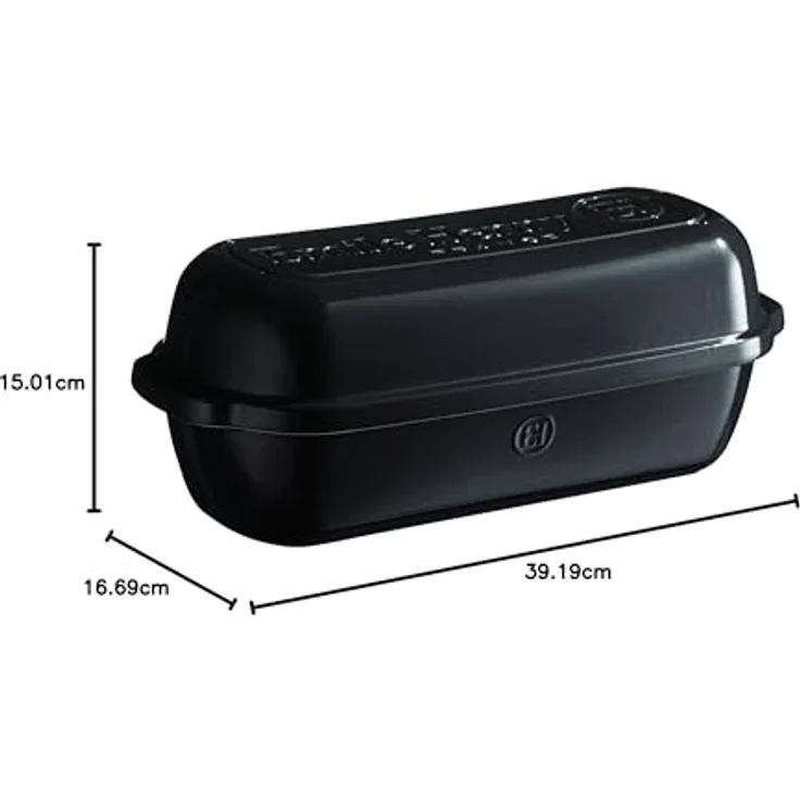 Emile Henry 795503 Italienisches Brot Bäcker, Keramik, Holzkohle – Bild 8
