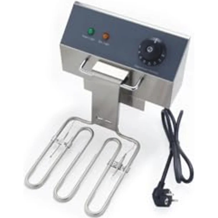 GastroHero Elektro Fritteuse EF-ECO6, Edelstahl-Fritteuse mit 6 Litern Fassungsvermögen, Thermostat und Überhitzungsschutz, kompakt für Gastronomie – Bild 3