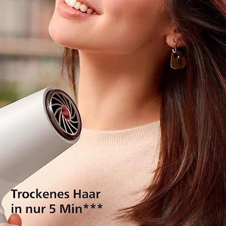 Philips Haartrockner Series 5000 mit Thermoshield Technologie, 2.100W, 6 Heiz- und Geschwindigkeitsstufen (Modell BHD500/20) – Bild 4