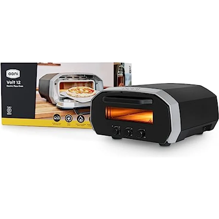 Ooni Volt 12 Elektrischer Pizzaofen – Elektrischer Pizzabackofen – Pizzabäcker für drinnen und draußen – Küchenbackofen – Bild 2