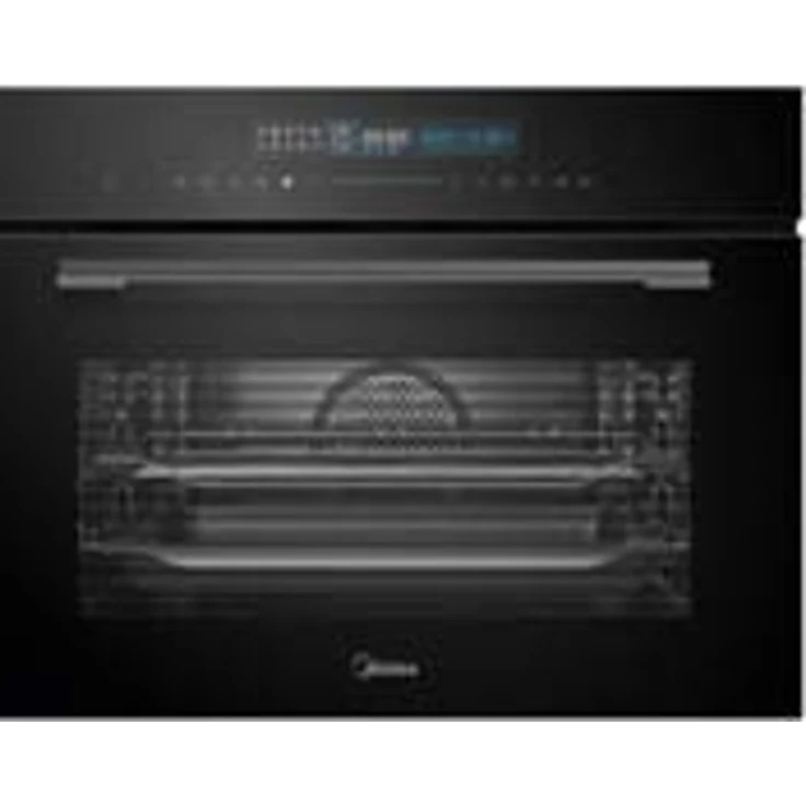 Midea MEK 45TBL Kompakt-Einbau-Backofen mit Mikrowelle, 2-in-1 Funktion, ECO-Modus, Schwarz