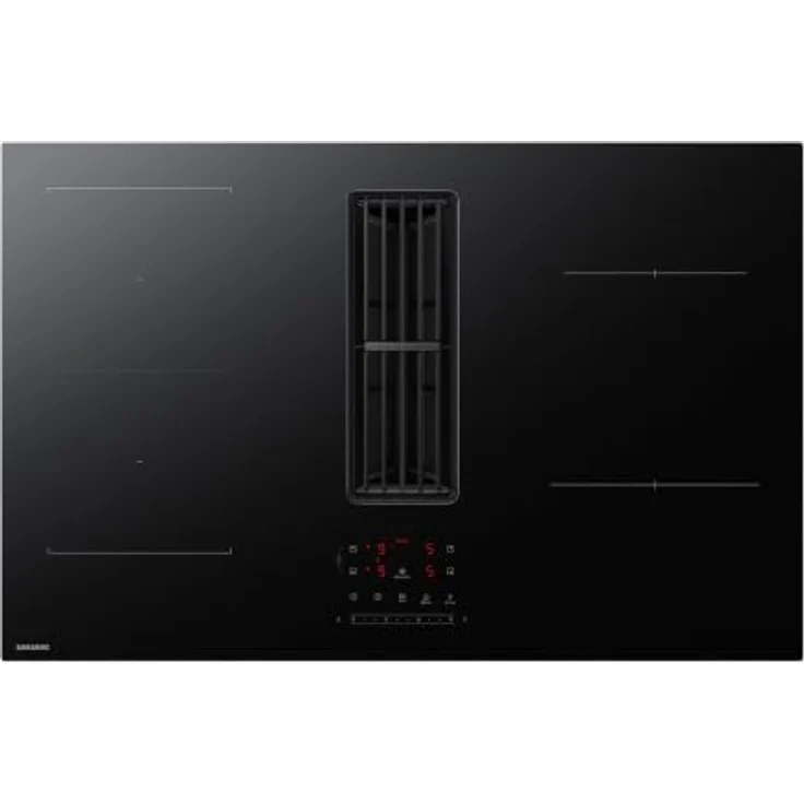 Samsung CC90H84PADUR Induktionskochfeld mit Abzug, 80 cm, A+ Energieeffizienz, Flex Zone, 9 Power Levels, Dunstabzug 600 m³/h – Bild 1