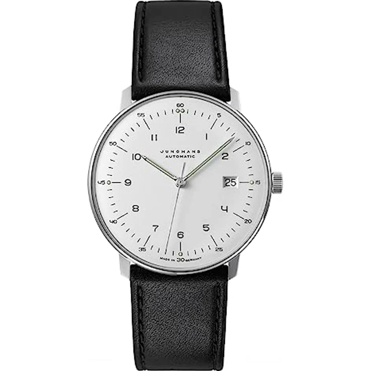 JUNGHANS Max Bill Automatic Herrenuhr Lederarmband 027/4700.02 – Bild 1