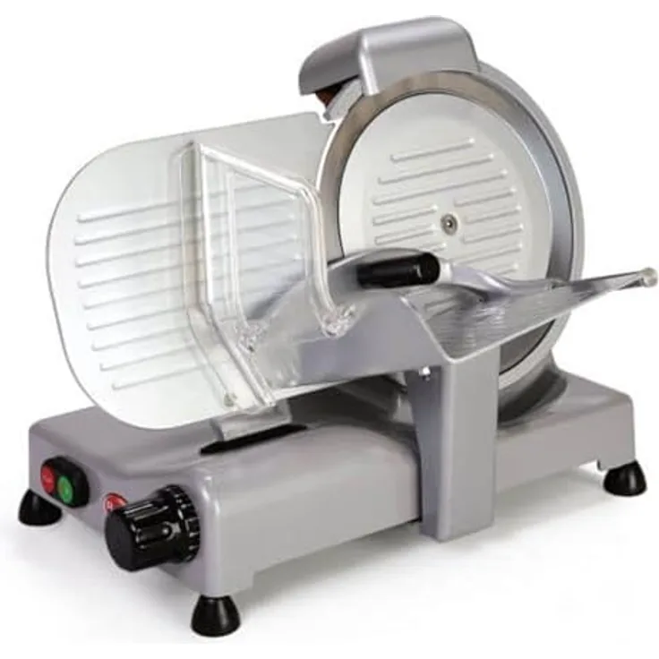 RGV AF 250 F Aufschneidemaschine, ergonomisches Design, gehärtete Stahlklinge, Silber