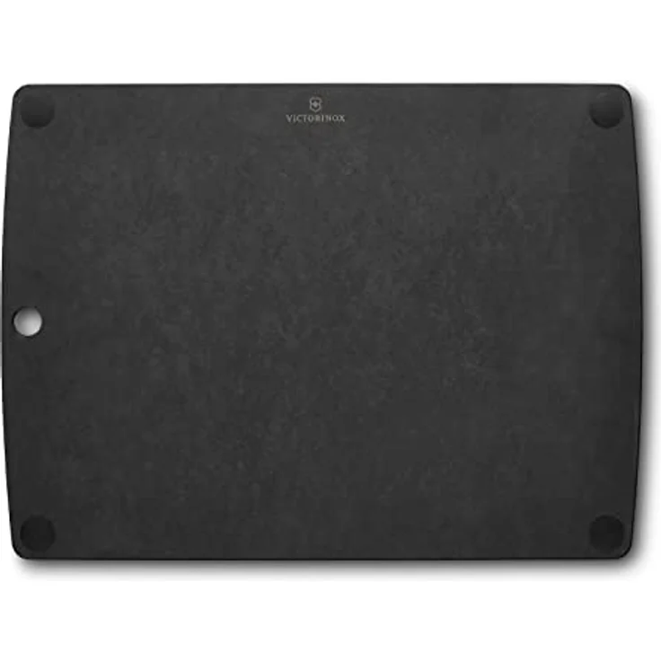 Victorinox Schneidebrett, All-in-One, 44.4 x 33 x 0.6, Saftrille, Klingenschonend, Rutschfest, Spülmaschinengeeignet, Schwarz – Bild 2