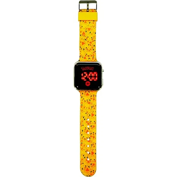 Kids Licensing Pokemon LED-Uhr POK4320, Digitaluhr für Kinder ab 3 Jahren