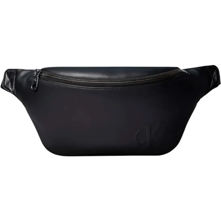 Calvin Klein CK Gürteltasche 38 cm, schwarz, 100% Polyurethan, kompakte Umhängetasche für Alltag und Freizeit