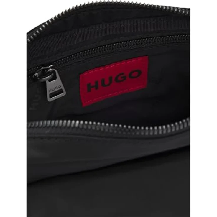 Hugo Quantic Umhängetasche, schwarz, 100% Polyester, 20 cm x 8 cm x 14.5 cm – Bild 4