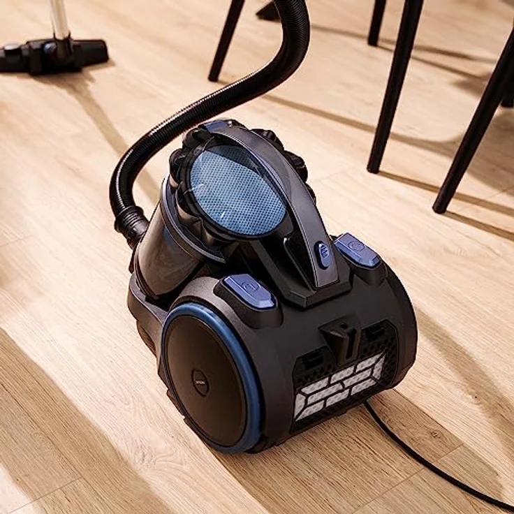 Cecotec Beutelloser Bodenstaubsauger ReadyWarm 1200 Thermal Black. 800W, MultiCyclonic System-Technologie, 4L Tank, EasyMove-System, hocheffiziente Filter, 9m Aktionsradius, schwarz – Bild 5