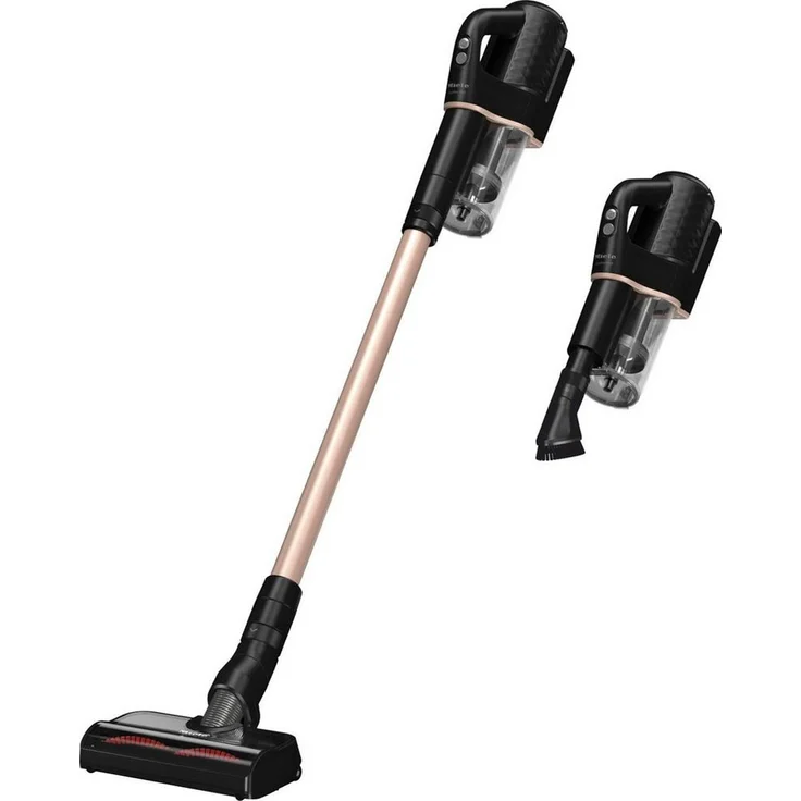Miele Akku-Handstaubsauger Duoflex HX1 TotalCare, 2in1-Funktion, 210 W, beutellos, mit Elektrobürste MultiFloor und CarCare Set, Obsidianschwarz Roségold
