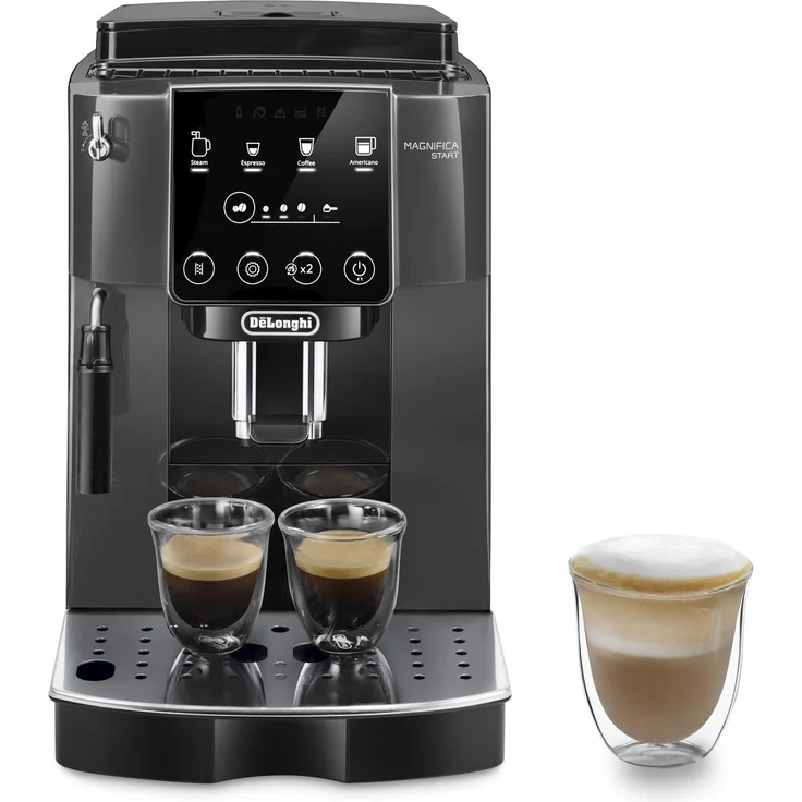 De'Longhi Magnifica Start, Kaffeevollautomat, Grau, Schwarz