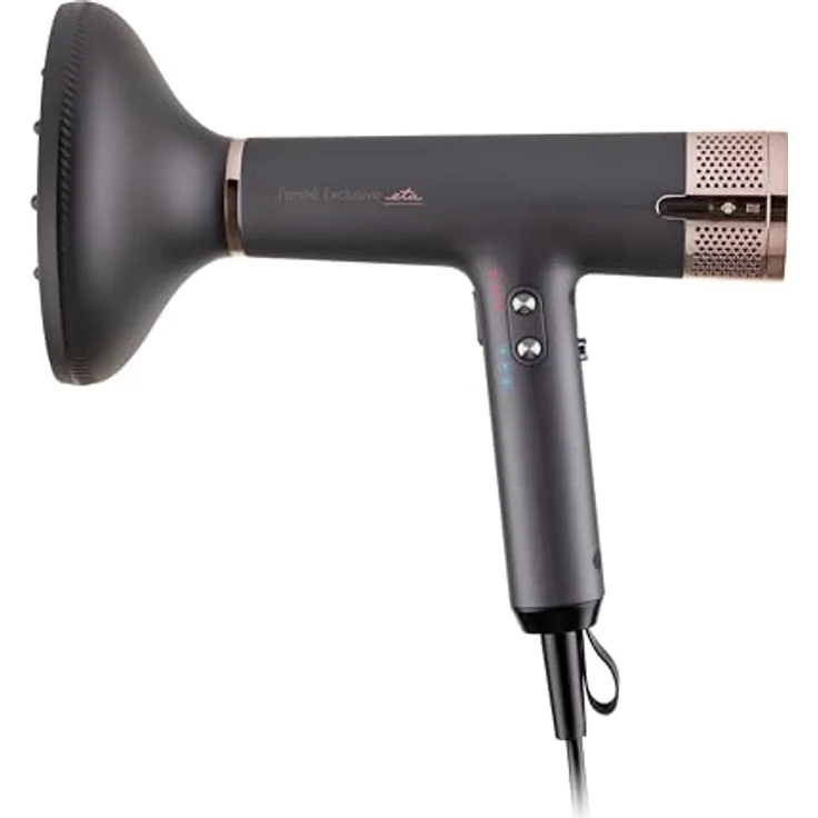 ETA Haartrockner Fenité Exclusive, 1.600 W mit 4 Geschwindigkeiten, 3 Temperatureinstellungen, Kaltluftfunktion, Diffusor, Ionisation, digitaler bürstenloser Motor, silencer technologie – Bild 4