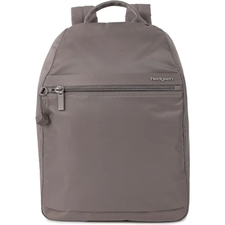 Hedgren Inner City Vogue City Rucksack mit RFID Schutz, 30 cm, grau, 100% Nylon – Bild 1