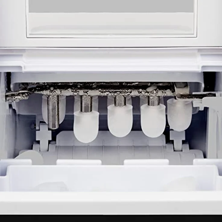 Winkel KW12 Eiswürfelmaschine- 12 kg Eiswürfel pro Tag - Sichtfenster - 2,2 Liter Wassertank - Wasserstandsanzeige - schwarz – Bild 6