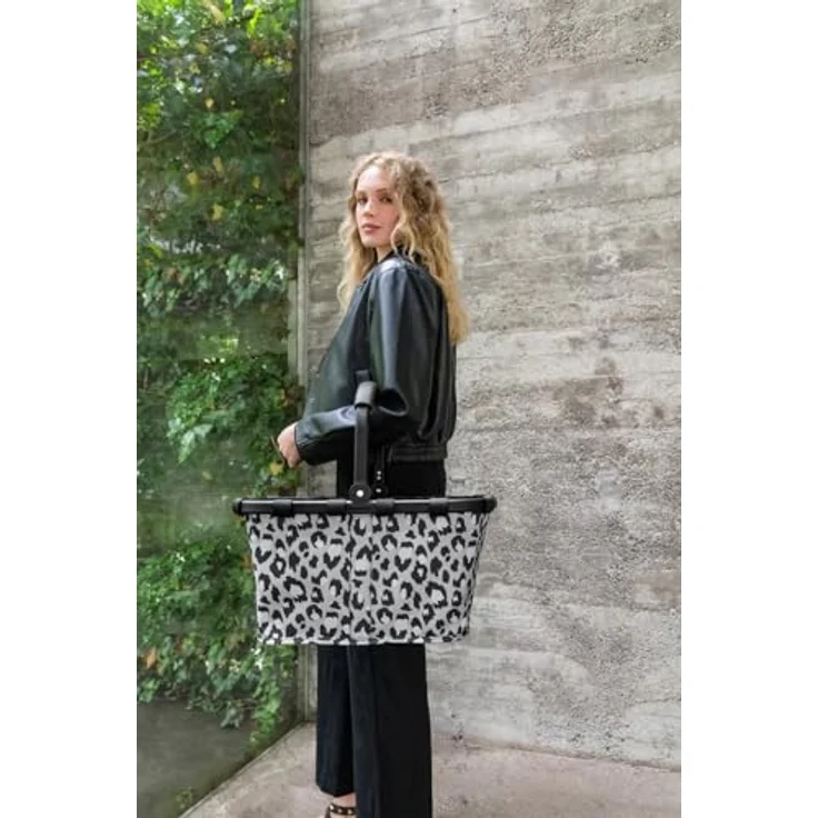 reisenthel Carrybag Einkaufstasche 48 cm, grau, aus 100% PET, ideal für den Einkauf – Bild 6