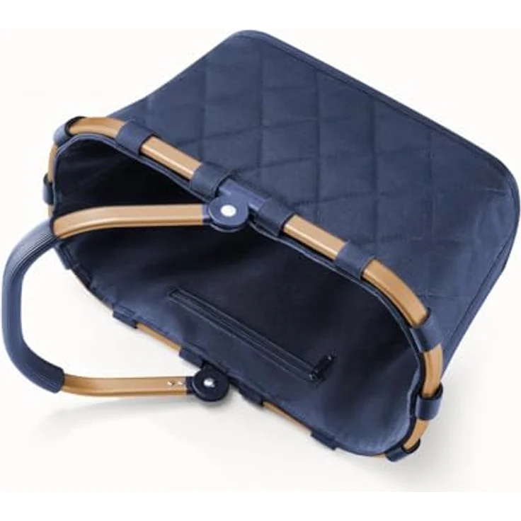reisenthel Carrybag Shopper Tasche, 33.5 cm x 19.5 cm x 21 cm, 100% Polyester, blau – Bild 6