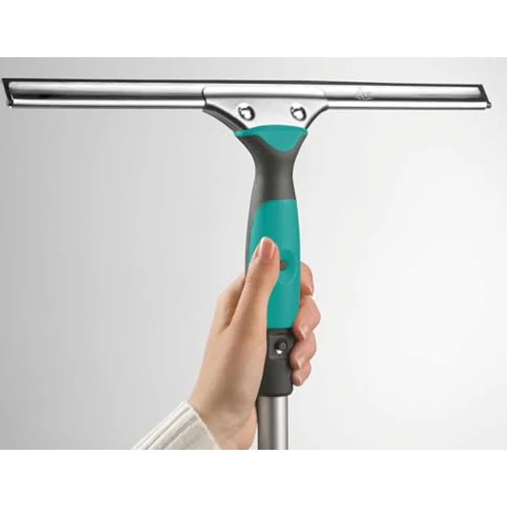 Leifheit Professional Fensterabzieher 45 cm mit Weichgummigriff, Abzieher mit hochflexibler Gummilippe, Duschabzieher mit verschiebbarer Griffposition – Bild 4