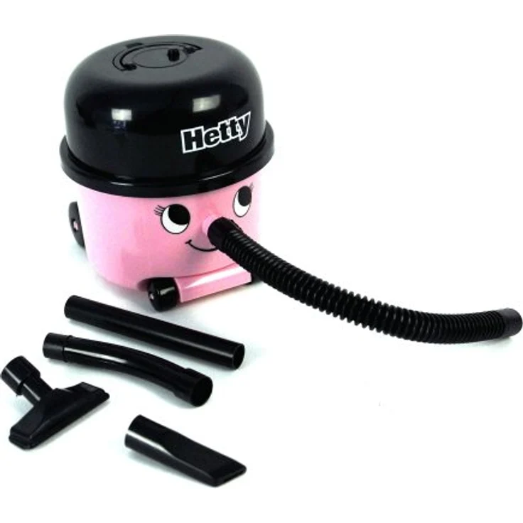 Paladone Hetty Hoover Schreibtischstaubsauger, pinkfarbener Mini-Computer- & Tastaturreiniger mit 30cm Schlauch, tragbar und leicht – Bild 4