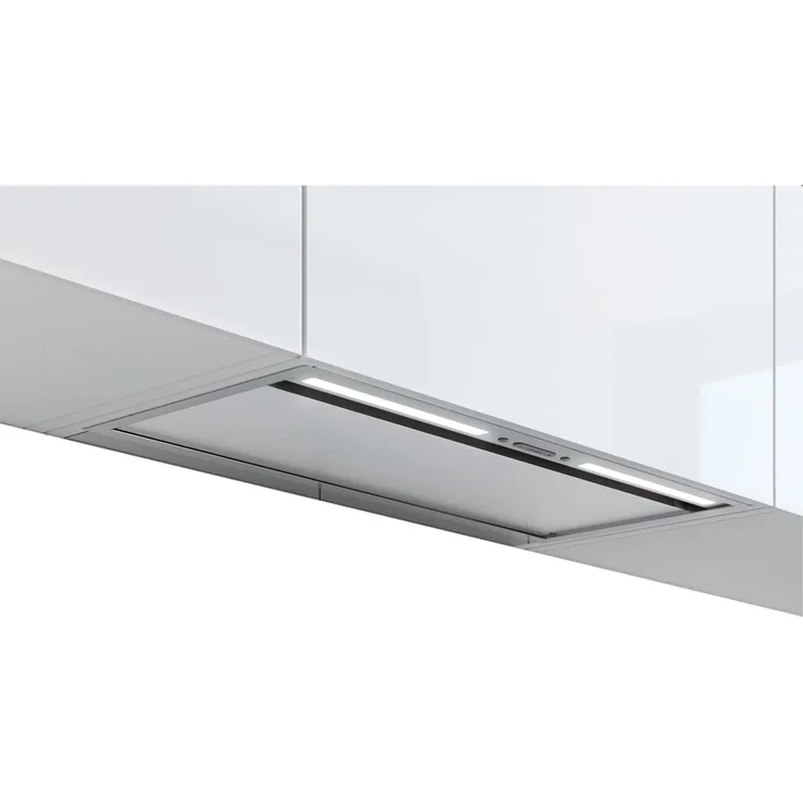 Berbel Firstline Unseen BEH 60 FLU - 1070099 Einbauhaube 60 cm Abluft, Edelstahl-Gehäuse, max. Abluftleistung 470 m³/h, dimmbare LED-Beleuchtung