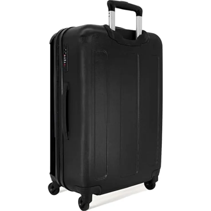 NoBoringSuitcases.com© Hartschalen-Trolley Schimpanse mit Hawaii-Bluse 67x43x25cm, 4 Rollen, Koffer Mittelgroß, Suitcase für Erwachsene, Hochglanz bunt – Bild 3