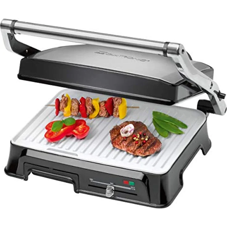 Clatronic KG 3571 Kontaktgrill, 29,5 x 23,5 cm, Keramikbeschichtete Grillplatte, 2000 Watt – Bild 5